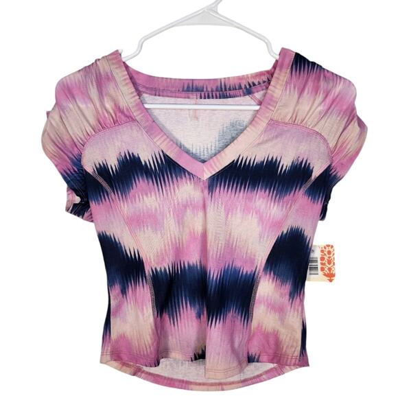 Free‎ People Movement Tie Dye Top XS Activewear Athlesure Athletic Running - Picture 1 of 7